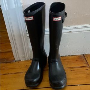 Hunter tall rain boots